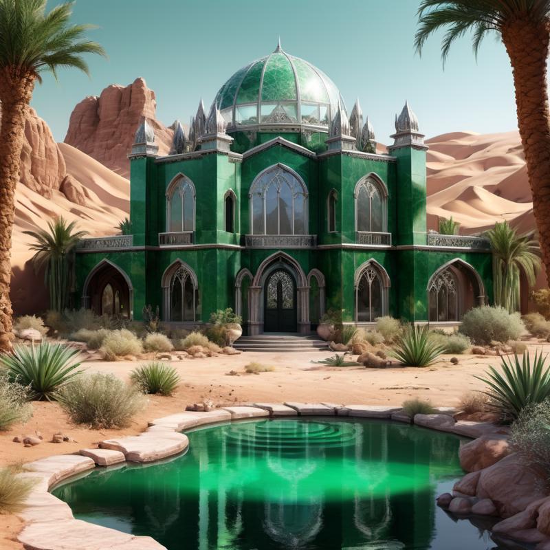 00082-[number]-4241592418-((best quality)), ((masterpiece)), ((realistic,digital art)), (hyper detailed),Desert Oasis, home made of Resplendent Luminous E.png